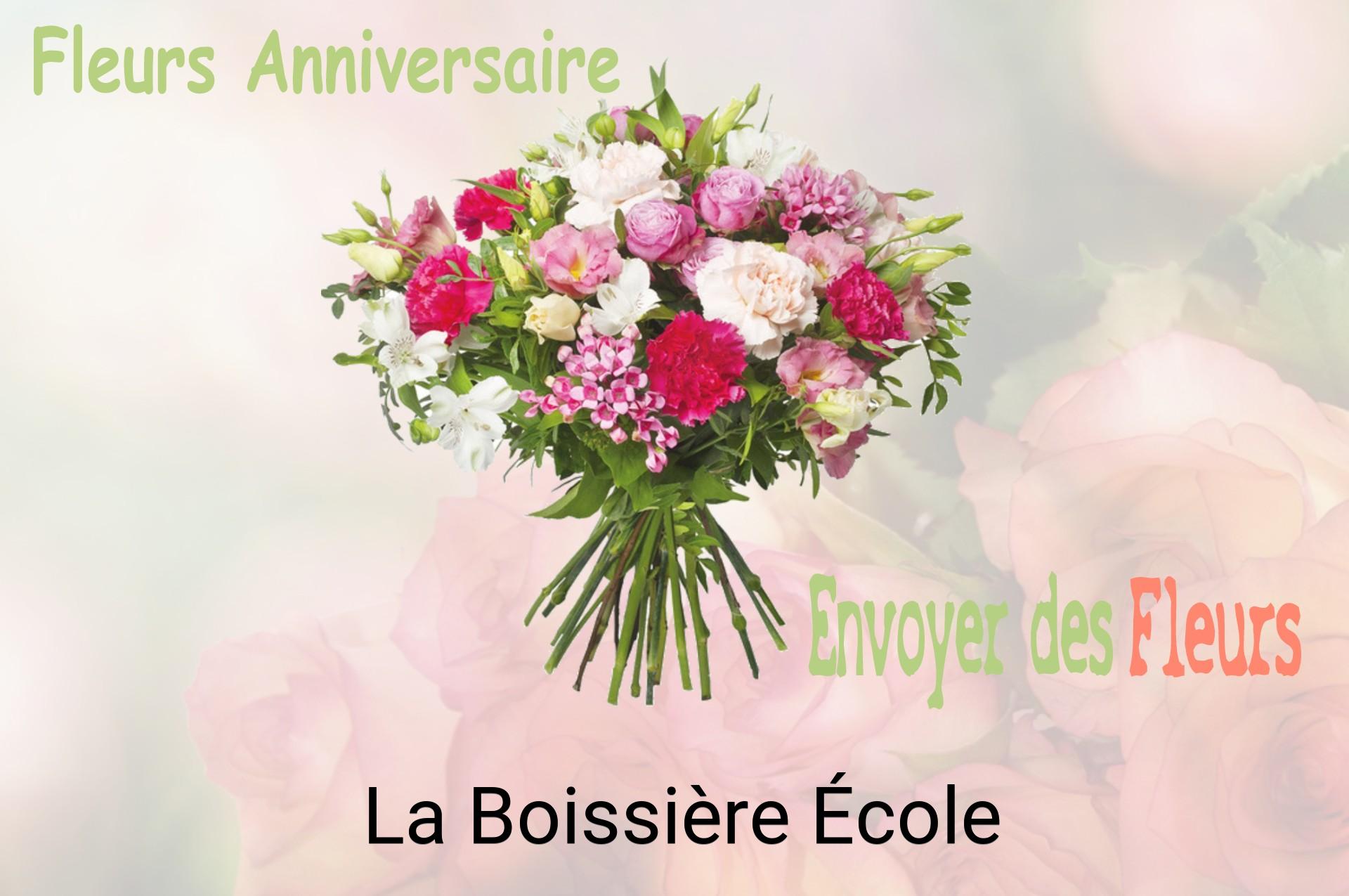 Bouquet de fleurs d’anniversaire livré à La Boissière-École